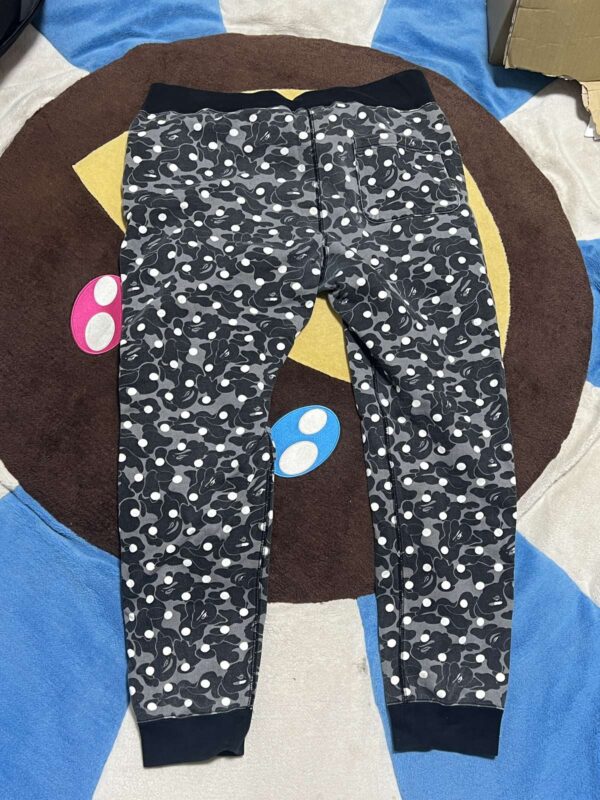 Bape Polkadot Camo Sweatpants - Image 2