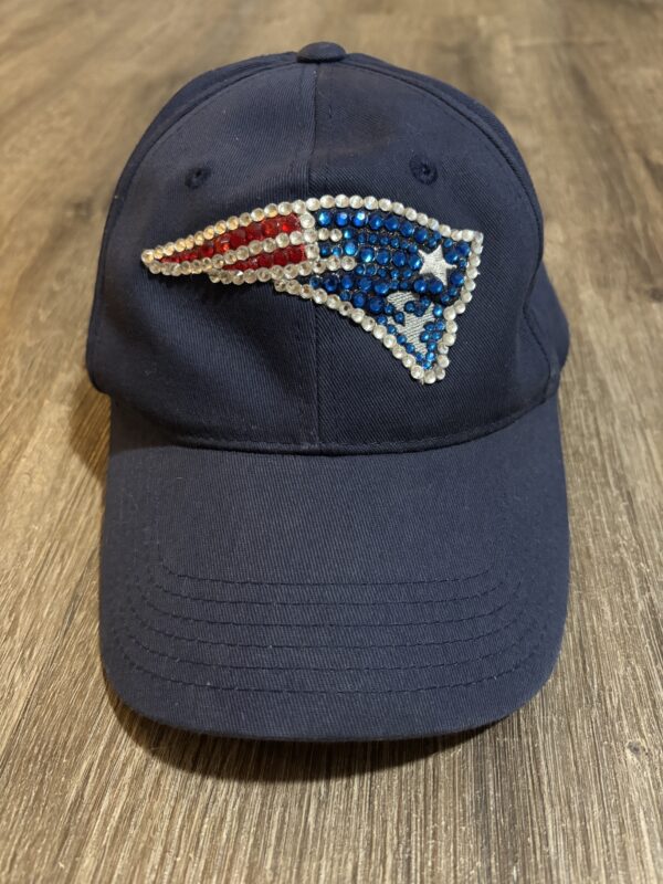 Official NFL Women's Patriots Rhinestone Baseball Hat